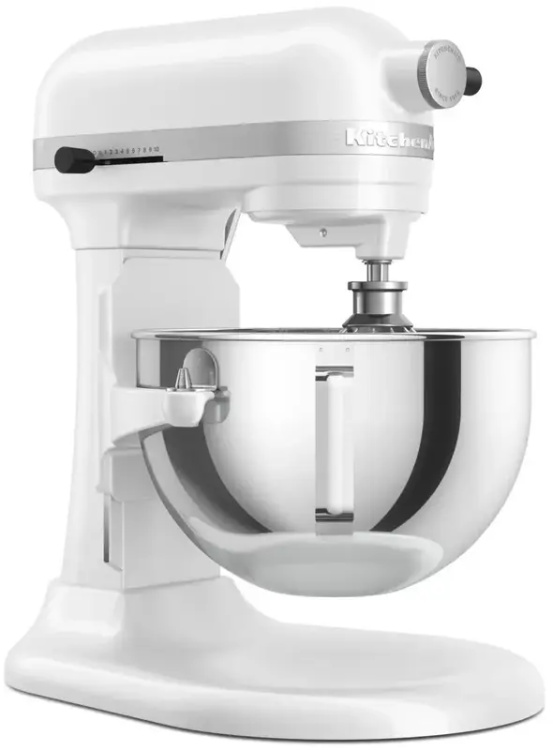Планетарный миксер KitchenAid Heavy Duty 5,2 л 5KSM55SXXEWH White (UA)
