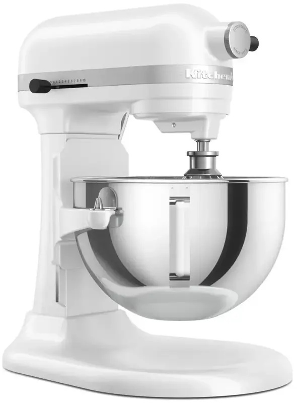 Планетарний міксер KitchenAid Heavy Duty 5,2 л 5KSM55SXXEWH White (UA) Планетарний міксер KitchenAid Heavy Duty 5,2 л 5KSM55SXXEWH White (UA)