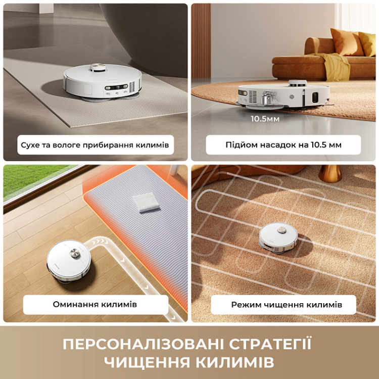 Робот-пилосос Dreame L50s Pro Ultra White (RLL88HE-Wh)