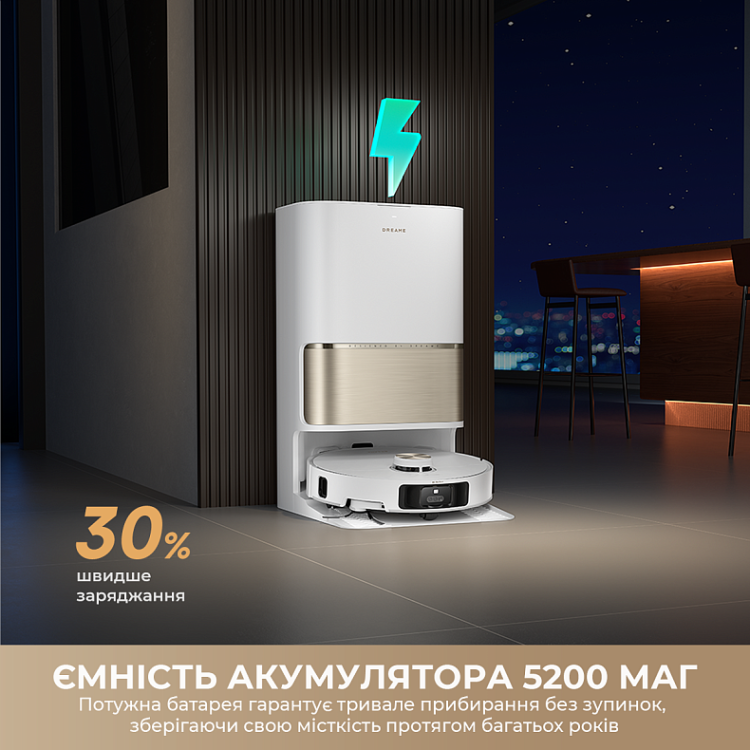 Робот-пилосос Dreame L50s Pro Ultra White (RLL88HE-Wh)