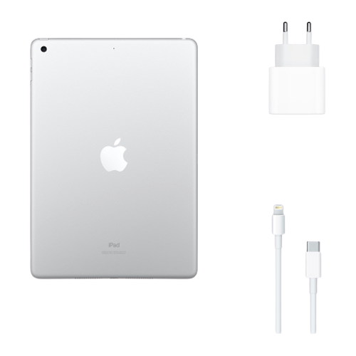 Apple iPad 10.2 2020 Wi-Fi + Cellular 128GB Silver (MYMM2)