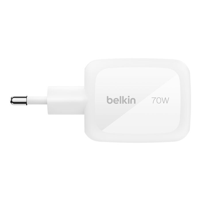 Блок живлення Belkin Home Charger 70W 2хUSB-С/USB-A GAN PD PPS White	(WCH018HQWH)