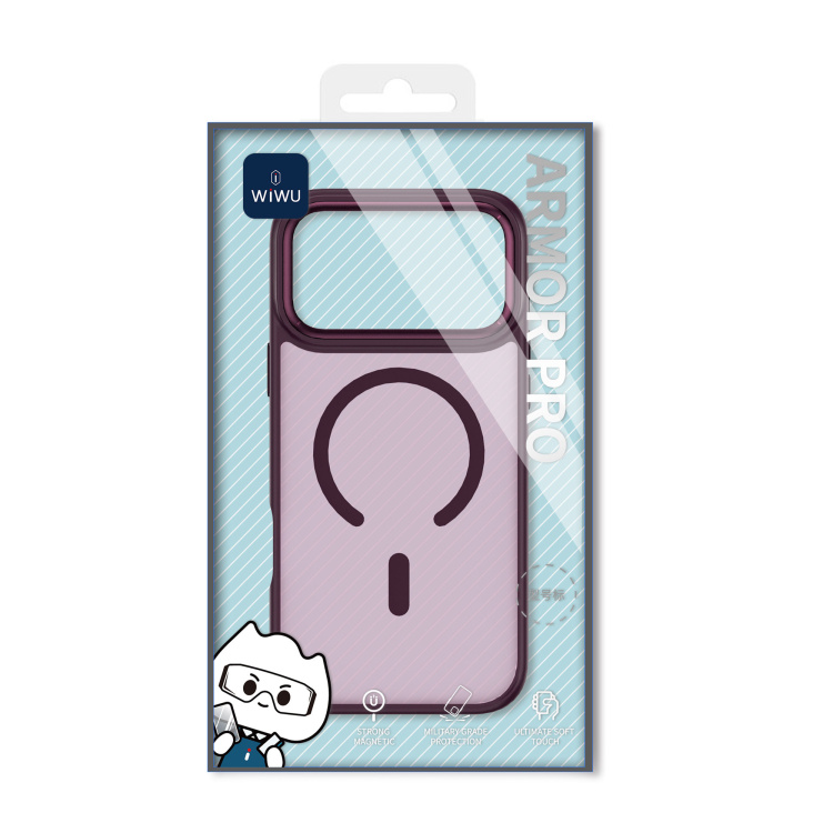 Чехол WIWU Armor Pro для iPhone 18 Pro (Purple) (6979107515530)
