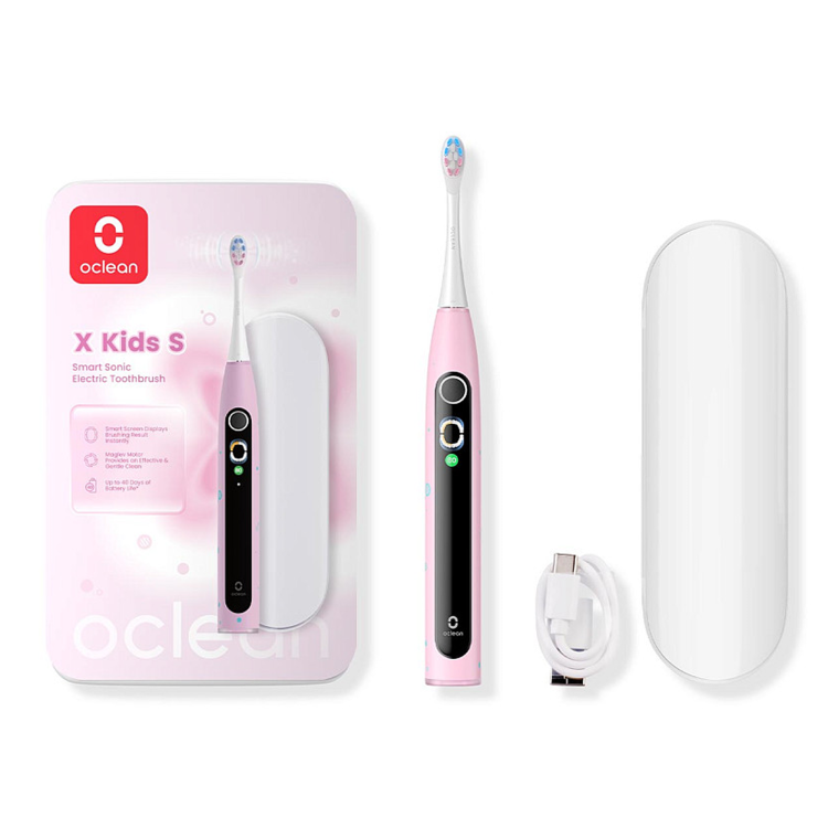Зубная электрощетка Oclean X Kids Set (Pink) (6970810557220)