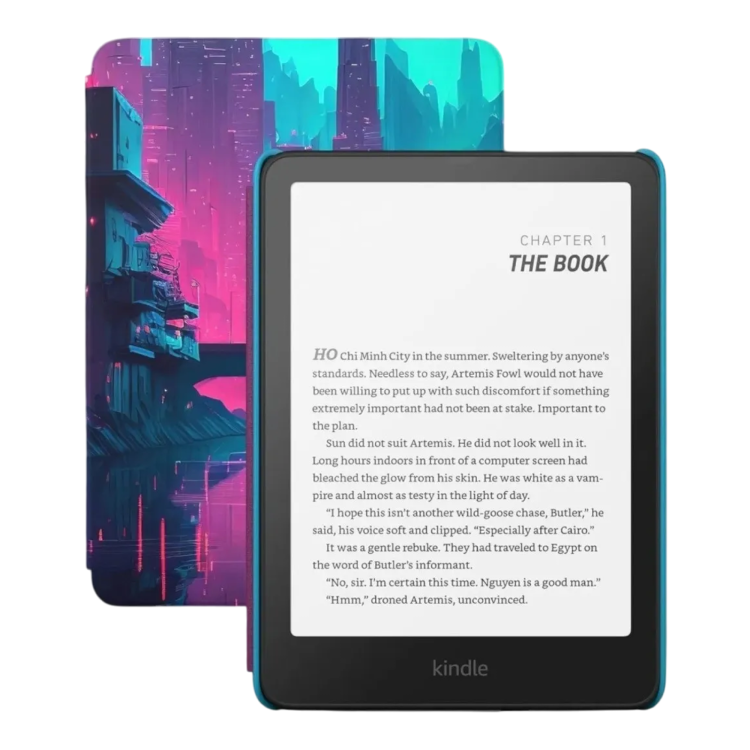 Електронна книга Amazon Kindle Paperwhite Kids 12th Gen 2024 16GB (Cyber City) (MJ-064931)