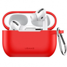 Чехол Usams для AirPods Pro BH568 Silicone Protective Series (Red)