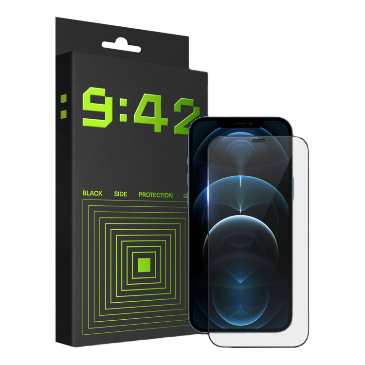 Захисне скло 9:42 BlackSide для iPhone 12 Pro Max
