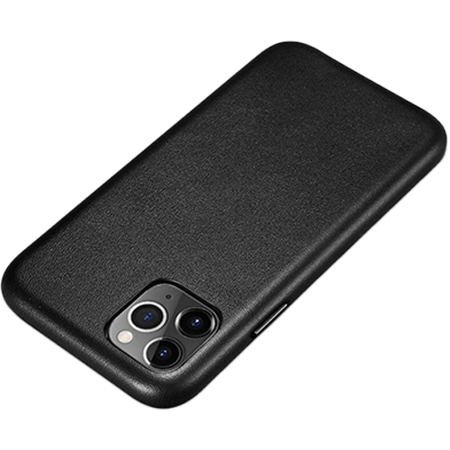 Чехол iCarer для iPhone 12 Pro Max Original Real Leather Series (Black)