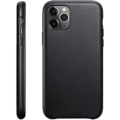 Чохол iCarer для iPhone 12 Pro Max Original Real Leather Series (Black)