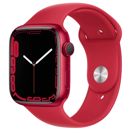 Apple Watch Series 7 41mm GPS (PRODUCT) RED Aluminum Case With PRODUCT RED Sport Band (MKN23) бу