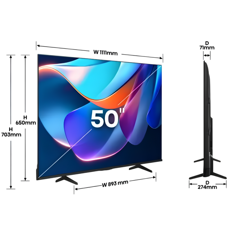 Телевизор Hisense 50" (50A6S)