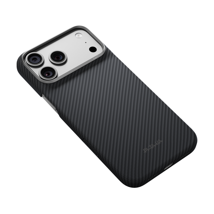 Чохол Pitaka Edge Case для iPhone 18 Pro (Black Grey (Twill))	(KI1801P)