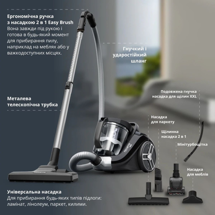 Пилосос безмішковий ROWENTA COMPACT POWER XXL RO4B75EA (UA)