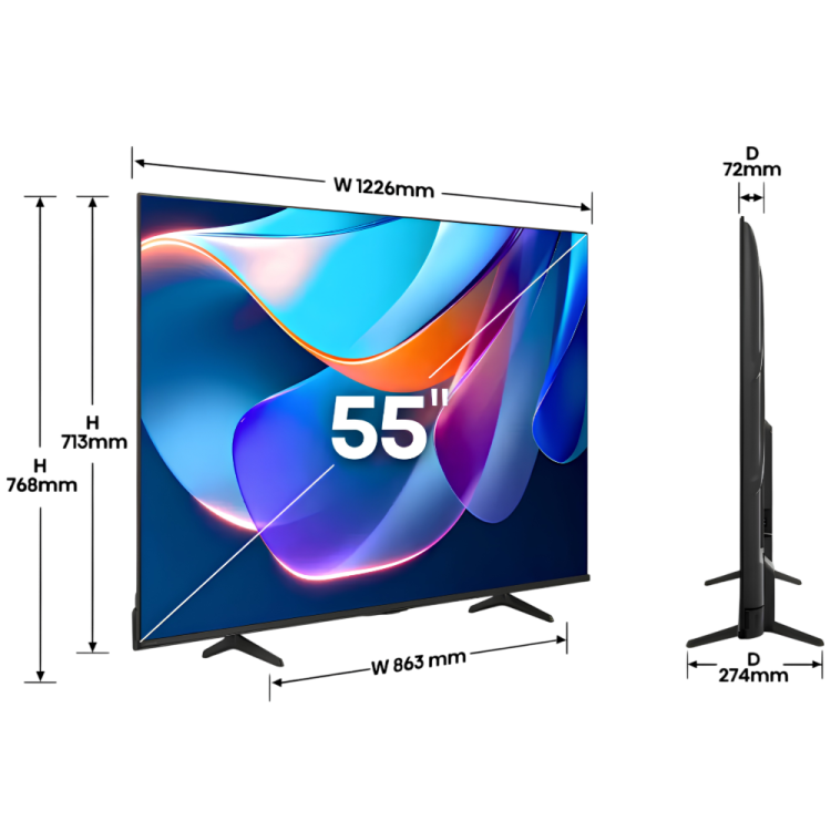 Телевізор Hisense 55" (55A6S)