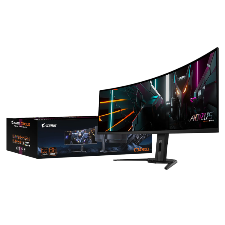 Монітор GIGABYTE 49" OLED 144Hz AORUS CO49DQ
