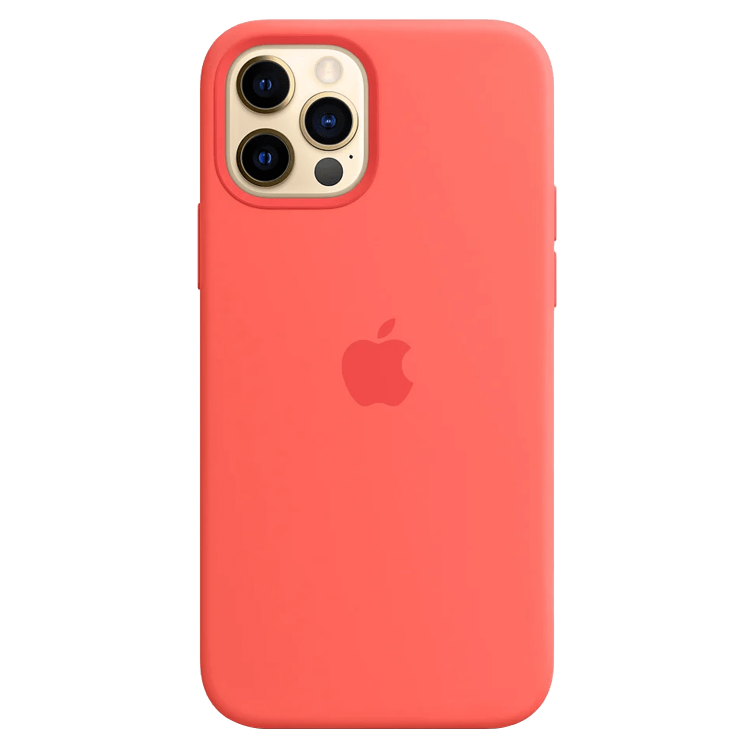 Чехол Silicone Case для iPhone 12 Pro Max (FoxConn) (Pink Citrus)