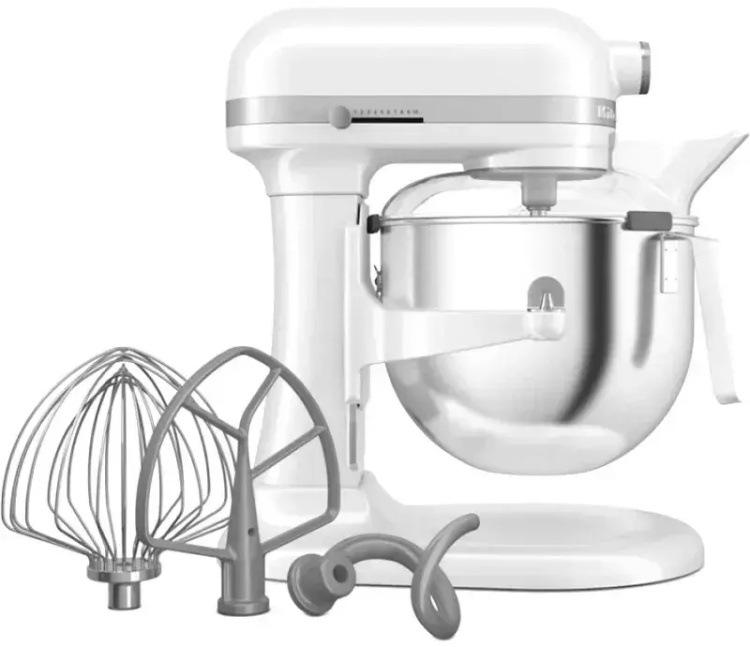 Планетарный миксер KitchenAid Heavy Duty 6,6 л 5KSM70JPXEWH White (UA)