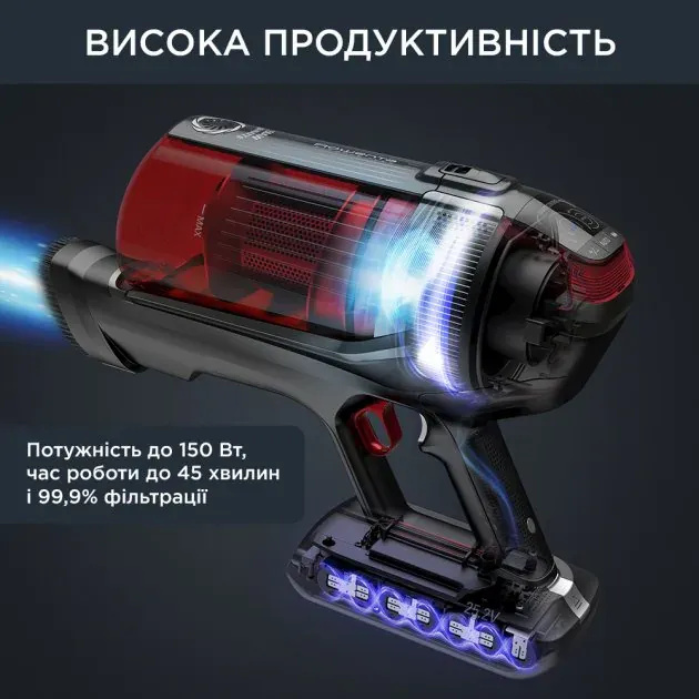 Акумуляторний пилосос Rowenta X-Force Flex 12.60 Auto Animal (RH98A9WO) (EU)