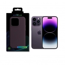Чохол Monblan для iPhone 14 Pro Magnetic Silicone [MagSafe] Series (Elderberry)