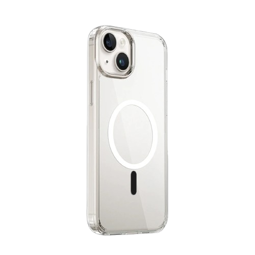 Чохол WiWU Magnetic Crystal Series для iPhone 15 (Transparent) (6976195092790)