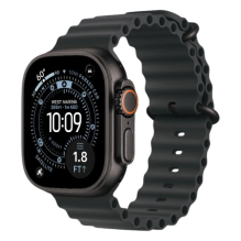 Apple Watch Ultra 4 GPS + LTE, 49mm Black Titanium Case with Black Ocean Band