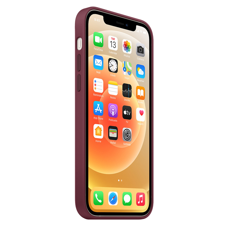 Чехол Silicone Case для iPhone 12 Pro Max (FoxConn) (Plum)