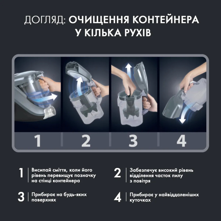 Пилосос безмішковий Rowenta RO3786EA (UA)