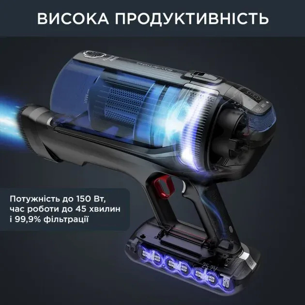 Акумуляторний пилосос Rowenta X-Force Flex 12.60 Auto Aqua RH98C0WO (EU)