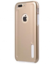 Чохол Melkco для iPhone 7 Kubalt Double Layer Series (Gold)