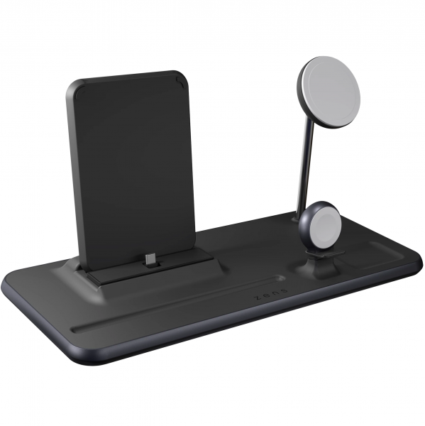 Бездротова зарядка Zens 4in1 MagSafe + Watch + iPad (Black)