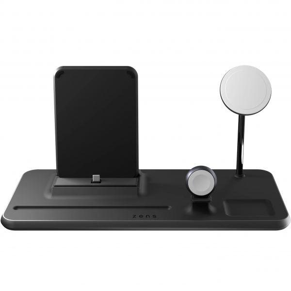 Бездротова зарядка Zens 4in1 MagSafe + Watch + iPad (Black)