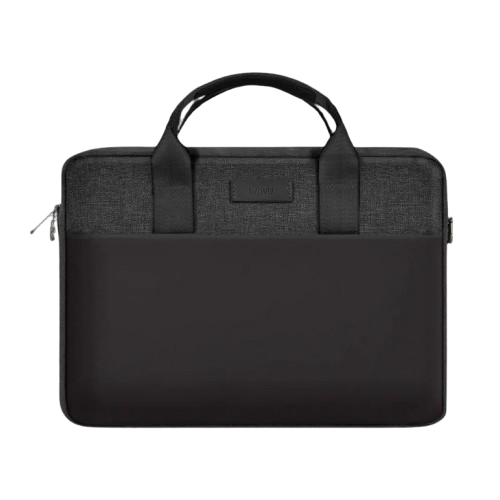 Чохол-сумка Wiwu Minimalist Laptop Bag для MacBook 13,3/14	(Black) (6973218944395)