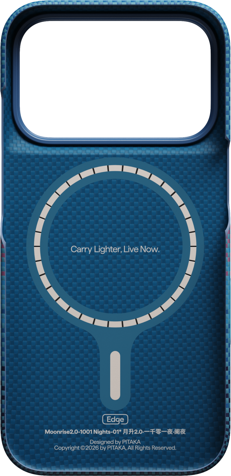 Чохол Pitaka Edge Case для iPhone 18 Pro (Moonrise 2.0) (KI1803P)