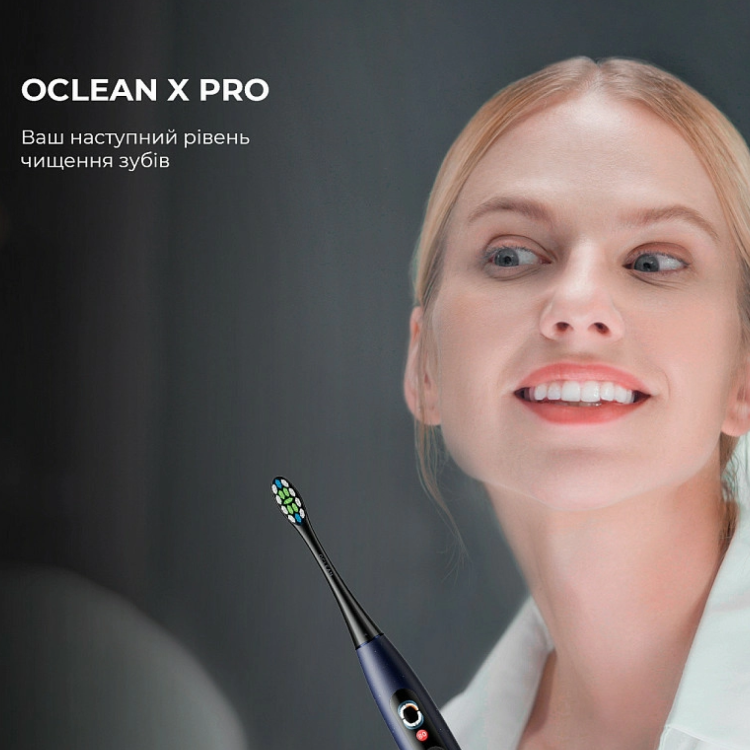 Зубная электрощетка Oclean X Pro Digital (Dark Blue) (6970810553482)