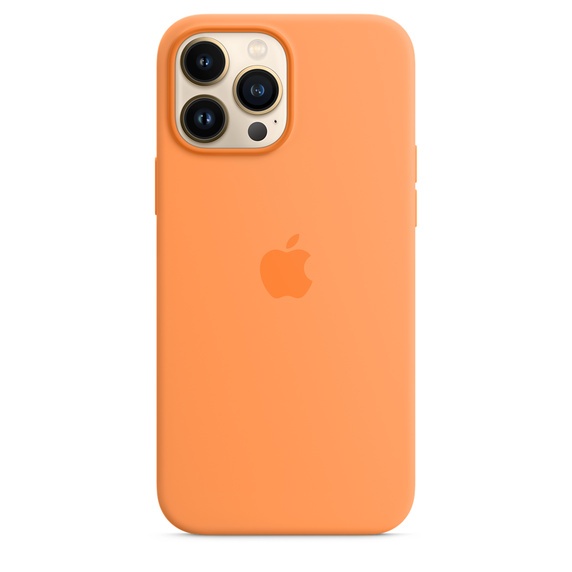 Чехол Apple Silicone Case для iPhone 13 Pro Max with MagSafe (Marigold)