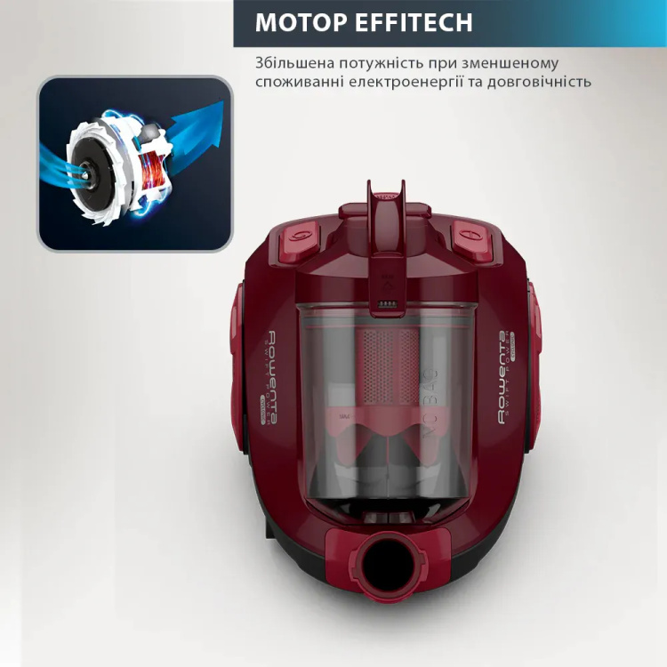 Пилосос безмішковий Rowenta Swift Power Cyclonic RO2913EA (UA)