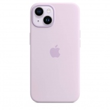 Silicone Case with MagSafe для iPhone 14 Plus (FoxConn) (Lilac)