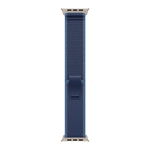Apple Watch Ultra 3 GPS + Cellular, 49mm Natural Titanium Case with Blue/Bright Blue Trail Loop - M/L (MEWU4) бу