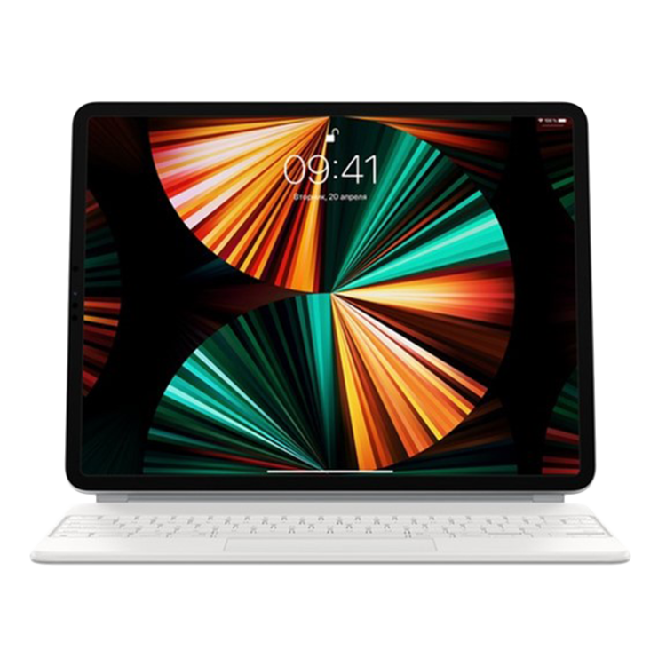 Клавиатура Magic Keyboard для iPad Pro 12.9-inch (5th generation) White (MJQL3) (немецкая раскладка)
