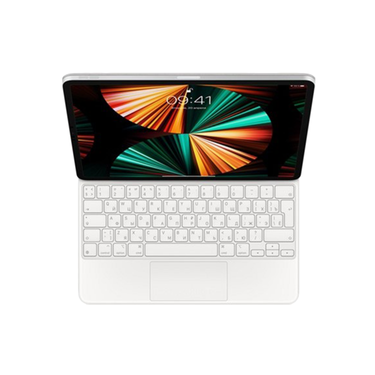 Клавіатура Magic Keyboard for iPad Pro 12.9‑inch (5th generation) White (MJQL3) (німецька розкладка)