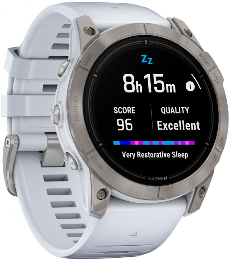 Garmin Epix Pro 2 Sapphire 47mm Titanium with Whitestone Band (010-02803-20/21) Garmin Epix Pro 2 Sapphire 47mm Titanium with Whitestone Band (010-02803-20/21)