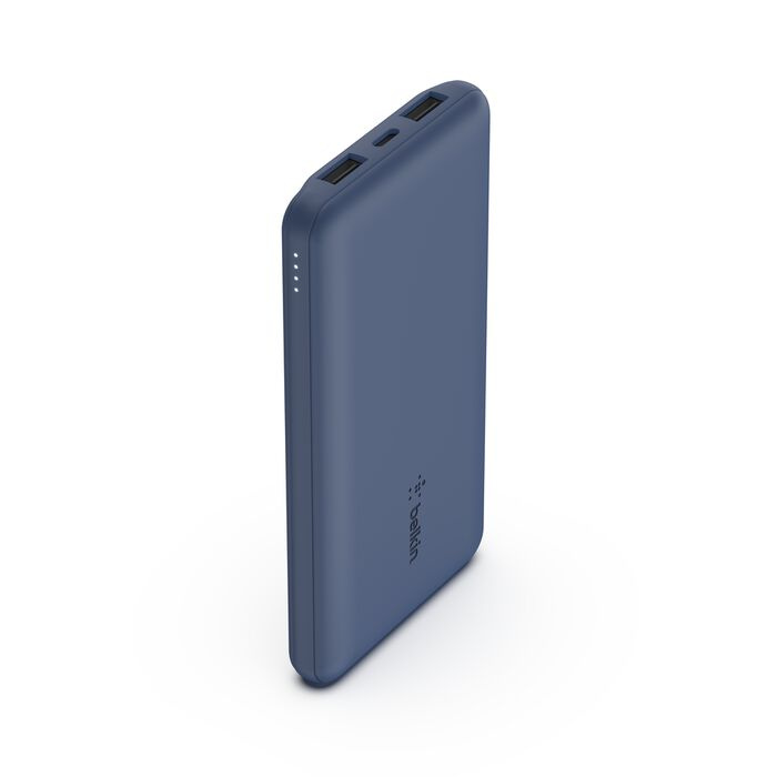 Зарядний пристрій Power Bank Belkin 10000mAh, 15W Dual USB-A, USB-C (Blue) (BPB011BTBL)