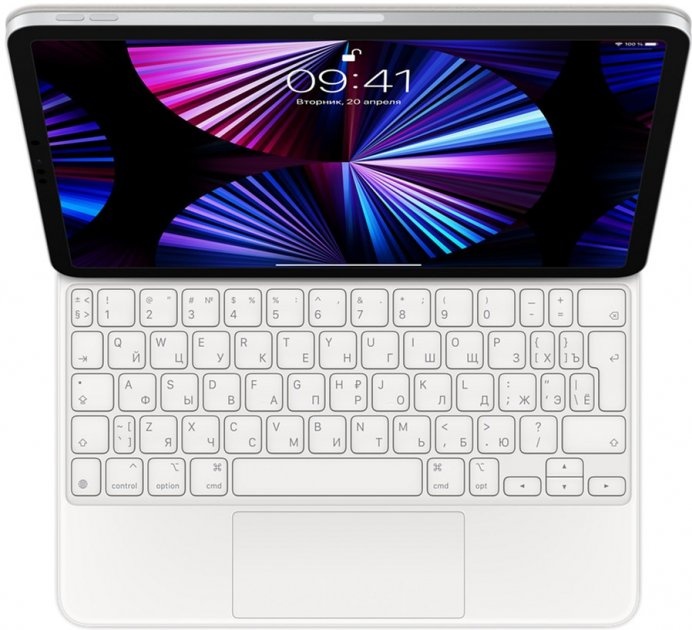 Клавіатура Magic Keyboard for iPad Pro 11/ iPad Air (4th generation) White (MJQJ3)