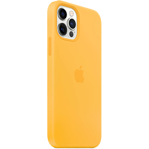 Чохол Apple Silicone Case для iPhone 12 Pro Max with MagSafe (Sunflower)