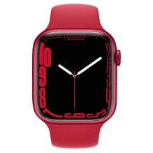 Apple Watch Series 7 45mm GPS (PRODUCT) RED Aluminum Case With PRODUCT RED Sport Band (MKN93) бу