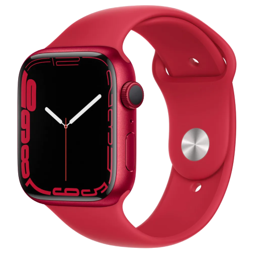 Apple Watch Series 7 45mm GPS (PRODUCT) RED Aluminum Case With PRODUCT RED Sport Band (MKN93) бу