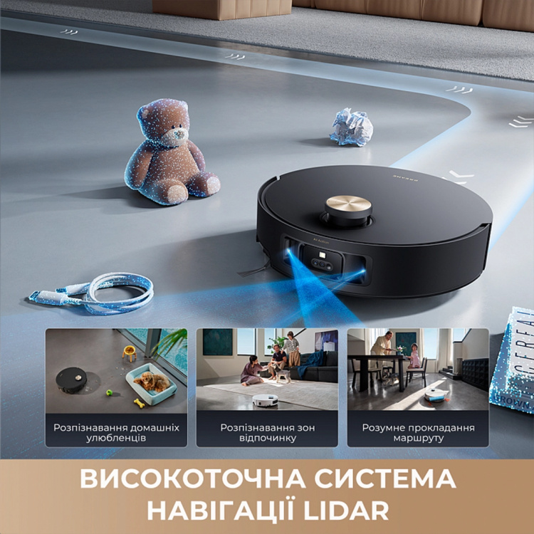 Робот-пылесос Dreame Aqua 10 Roller Black (RLH31CE-bl) (EU)