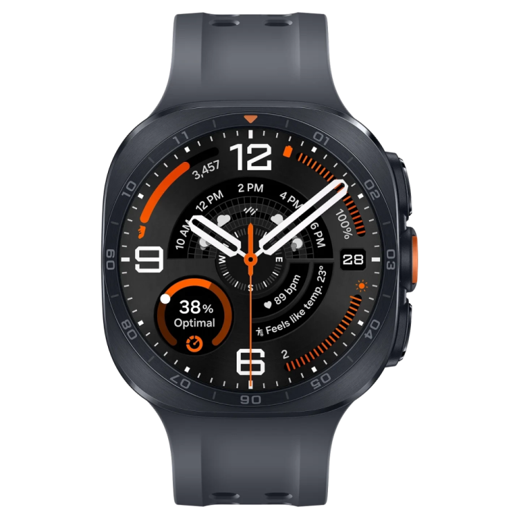 Samsung Galaxy Watch Ultra 2 47mm Titanium Gray LTE with Black Marine Band (SM-L715FZKA)