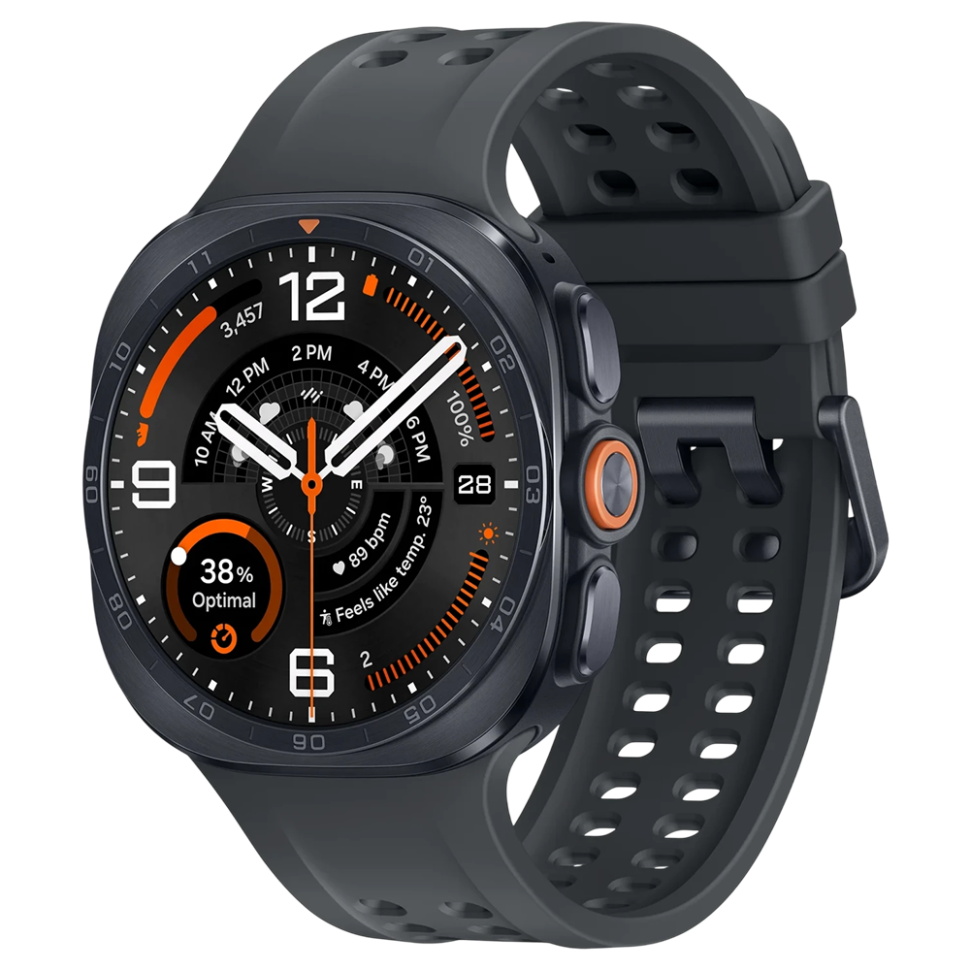 Samsung Galaxy Watch Ultra 2 47mm Titanium Gray LTE with Black Marine Band (SM-L715FZKA)