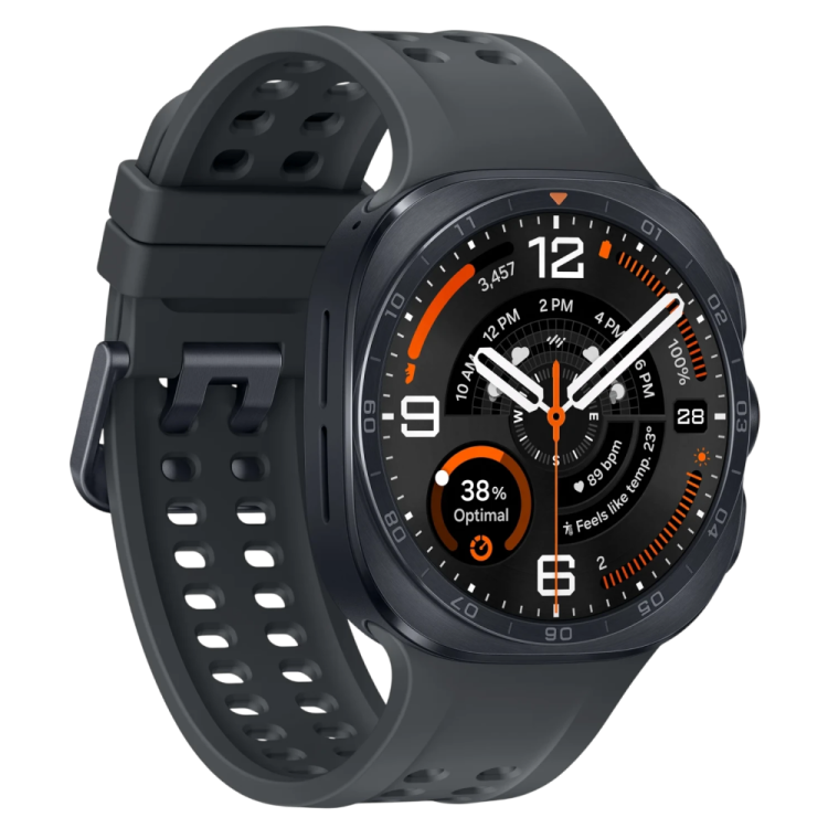 Samsung Galaxy Watch Ultra 2 47mm Titanium Gray LTE with Black Marine Band (SM-L715FZKA)